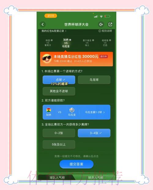 借助世界杯竞猜应用,轻松玩转赛事结果预测 借助世界杯竞猜应用,轻松玩转赛事结果预测